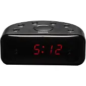 Denver CR-430, Radiowecker, FM PLL, LED Display, Dual-Alarm, Snooze, schwarz