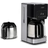 Caso Kaffeemaschine Coffee Taste & Style Duo Thermo, inklusive 2 Thermoskannen, Edelstahl, 10 Tassen, 800 Watt