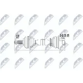 NTY NPW-RE-003 Antriebswelle Vorne Links Links für RENAULT LAGUNA II Grandtour (KG0/1) LAGUNA II (BG0/1)