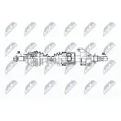 NTY NPW-BM-021 Antriebswelle Vorne für MINI Schrägheck (R56) für OPEL Vectra C Caravan (Z02) Vectra C Limousine (Z02) Signum CC (Z03)