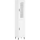 vidaXL Highboard Weiß 34,5x34x180 cm Holzwerkstoff