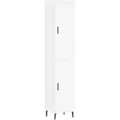 vidaXL Highboard Weiß 34,5x34x180 cm Holzwerkstoff