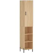 vidaXL Highboard Sonoma-Eiche 34,5x34x180 cm Holzwerkstoff