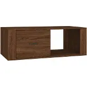 vidaXL Couchtisch Braun Eichen-Optik 100x50,5x35 cm Holzwerkstoff