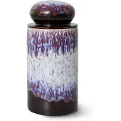 HK Living 70/u0027s ACE7255 Yeti voorraadpot ø 11 x 22,5 cm aardewerk (ACE7255)