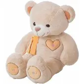 Bigbuy Plüschtier Valentin Beige Bär 100 cm