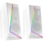 Mars Gaming MS7W, Verkabelt & Kabellos, 20 W, 40 - 20000 Hz, Weiß