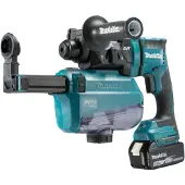 Makita DHR182RTWJ, SDS Plus, Schwarz, Türkis, Bürstenloser Motor, 1,8 cm, 1350 RPM, 1,7 J