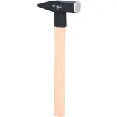 BRILLIANT TOOLS Schlosserhammer mit Hickory-Stiel 500 g