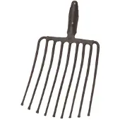 Ideal Steingabel 9,Zinken-L.330mm m.Federdülle,o.Stiel STA