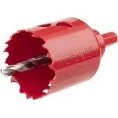 Wolfcraft GmbH 5470000, Eins/Eine(r), Bohrer, Gipskarton, Nicht-eisenhaltiges Metall, Kunststoff, Sperrholz, Stahl, Holz, Rot, Bimetallisch, Hochgeschwindigkeitsstahl (HSS)