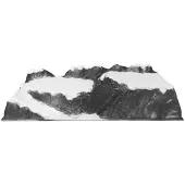 My Village Weihnachtsdorf Landschaft basic glacier 78x25 cm (tweekleurig)