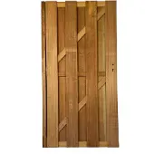 Intergard Tor Zauntor Gartentor Hartholz 180x90cm