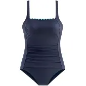 LASCANA Badeanzug "Camilla" mit Miedereinsatz, eingearbeitete Softcups, Unterbrustgummi vorne