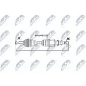 NTY NPW-RE-030 Antriebswelle Vorne Rechts für RENAULT KANGOO Express (FW0/1) MEGANE II Coupé-Cabriolet (EM0/1) KANGOO / GRAND KANGOO (KW0/1)