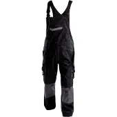 Dassy Voltic Latzhose mit Kniepolstertaschen - nachtblau/anthrazitgrau - 60