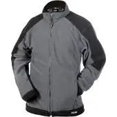 Dassy Kazan Zweifarbige Fleecejacke - schwarz/zementgrau - L
