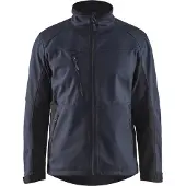 Blakläder Softshell Jacke Mittelgrau/Schwarz 4950 2516, Farbe:weiß/dunkelgrau, Größe:M