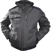 Dassy Austin Canvas Winterjacke SCHWARZ Gr.M Länge: STANDARD