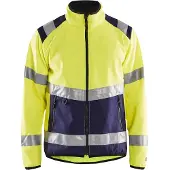 Blakläder High Vis Softshell Jacke High Vis 4877 2516 in div. Farben - gelb/schwarz - 2XL
