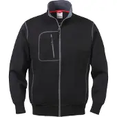 Fristads Acode Sweatjacke 1747 DF Grösse L Dunkelgrau