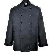 Portwest Kochjacke C834-Somerset Schwarz M