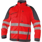 Dassy Orlando Warnschutz Arbeitsjacke - neongelb/zementgrau - 2XL