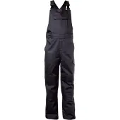 Dassy Dakota Brandverzörgernde Latzhose mit Kniepolstertaschen - schwarz - 53