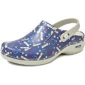 Gevavi Medizinischer Clog Wash&Go Offen Elastisch Blau-Schuhgröße 41