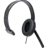 Manhattan 180498, Kabelgebunden, 20 - 20000 Hz, Büro/Callcenter, 69 g, Kopfhörer, Schwarz