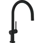 Hansgrohe Spültischmischer 220 Talis M54 Schwenkauslauf, Ausladung 222 mm, schwarz matt - 72804670