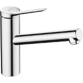 Hansgrohe Zesis Einhebel-Küchenarmatur ComfortZone 150, 1 Strahlart, Ausladung 220 mm, 74802000, Farbe: Chrom