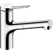 Hansgrohe Zesis M33, Einhebel-Küchenmischer 150, Ausziehbrause, 2jet, sBox lite, Chrom, 1 Stk.