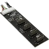 Kolink PGW-AC-KOL-004, USB 2.0, Molex, USB 2.0, Schwarz, Kunststoff, 95 mm, 12 mm