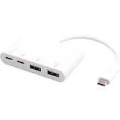 ESTUFF ES625002, USB 3.2 Gen 1 (3.1 Gen 1) Type-C, USB 3.2 Gen 2 (3.1 Gen 2) Type-C, 10000 Mbit/s, Weiß, 100 W, Polyvinylchlorid (PVC)