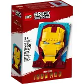 LEGO Brick Sketches Iron Man 40535, Bausatz, 8 Jahr(e), Kunststoff, 0 Stück(e), 263 g