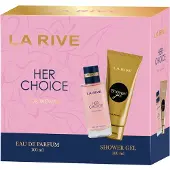 La Rive for Woman Her Choice Geschenkset (Eau de Parfum 100ml + Duschgel 100ml)