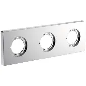Ideal standard IDS Rosette ARCHIMODULE 3-Loch, 100x266mm chrom