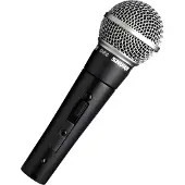 Shure SM58S Dynamisches Gesangsmikrofon mit Ein/Aus-Schalter (Niere)