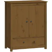 vidaXL Highboard Honigbraun 83x41,5x100 cm Massivholz Kiefer