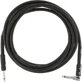 Fender Professional Instrumentenkabel 3m gerade/gewinkelt Schwarz
