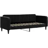 vidaXL Tagesbett Schwarz 80x200 cm Samt