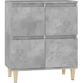vidaXL Sideboard Betongrau 60x35x70 cm Holzwerkstoff