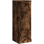 vidaXL Highboard Räuchereiche 36x35,5x103,5 cm Holzwerkstoff