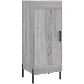 vidaXL Sideboard Grau Sonoma 34,5x34x90 cm Holzwerkstoff