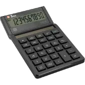 Twen Tischrechner Eco 10, solarbetrieben, 10-stelliges Display, MU- & GT-Funktion