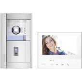 Bticino Flex ONE Video-Türsprechanlagen-Set, SFERA inkl. ekey-Fingerprint mit 2-Kanal-Auswerteeinheit, CLASSE300 X13E, 7-Zoll-Touchscreen, WLAN-Anbindung, Door-Entry-App, 2-Draht, IP54, IK08, 905282