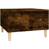 vidaXL Couchtisch Räuchereiche 55x55x36,5 cm Holzwerkstoff