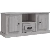 vidaXL TV-Schrank Grau Sonoma 100x35,5x45 cm Holzwerkstoff