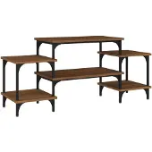 vidaXL TV-Schrank Braun Eichen-Optik 117x35x52 cm Holzwerkstoff
